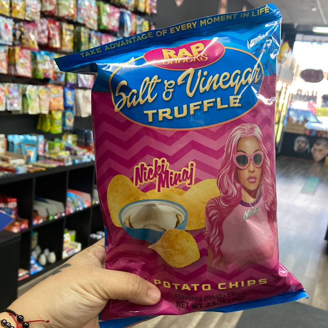 Rap Snacks Nicki Minaj Salt Vinegar Truffle Chips (United States)